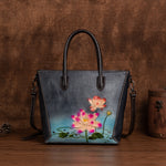 Retro Women's First-Layer Cowhide Handbag