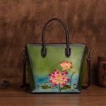 Retro Women's First-Layer Cowhide Handbag