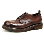 British-style Vintage Leather Shoes For Men